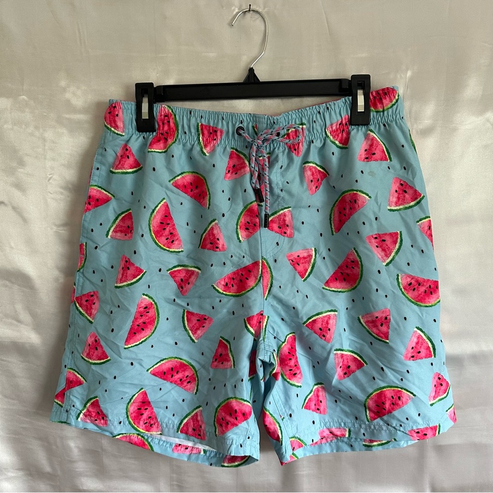 Broken Threads Men's Medium Board Shorts Swimwear Surf Watermelon Swimming
